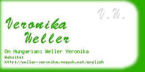 veronika weller business card
